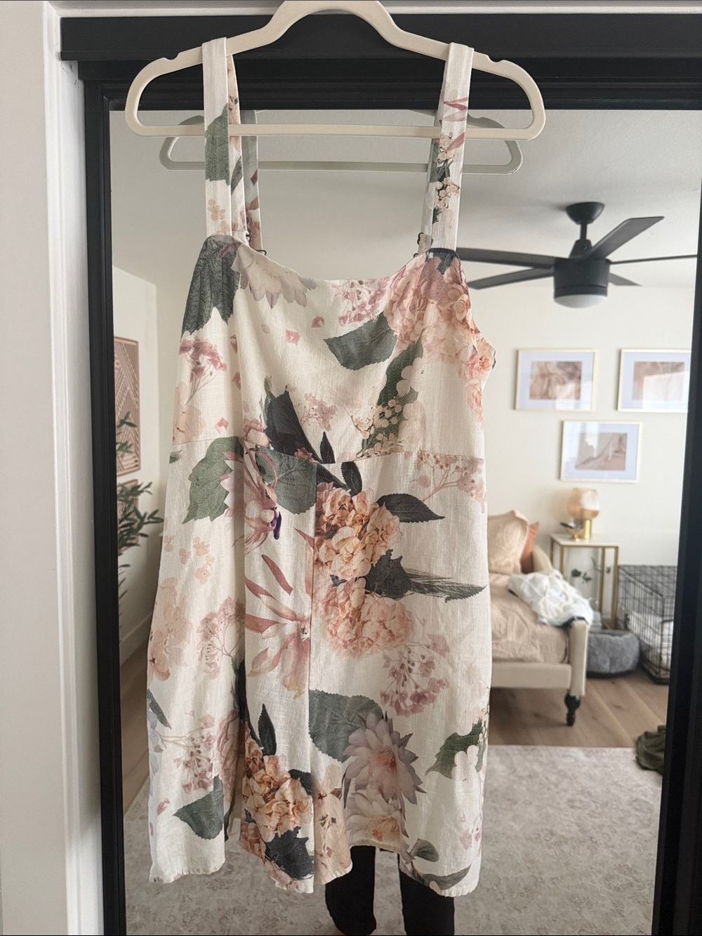 Express floral shorts romper